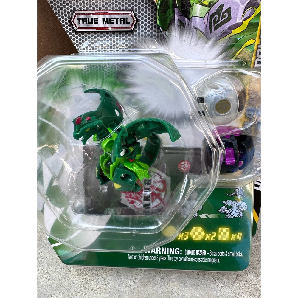 Bakugan Evolutions Dragonoid Platinum Power Up True Metal Nano Siphon & Scorcher